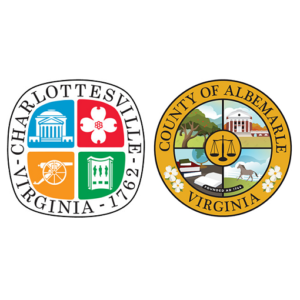Logos for City of Charlottesville and Albemarle County