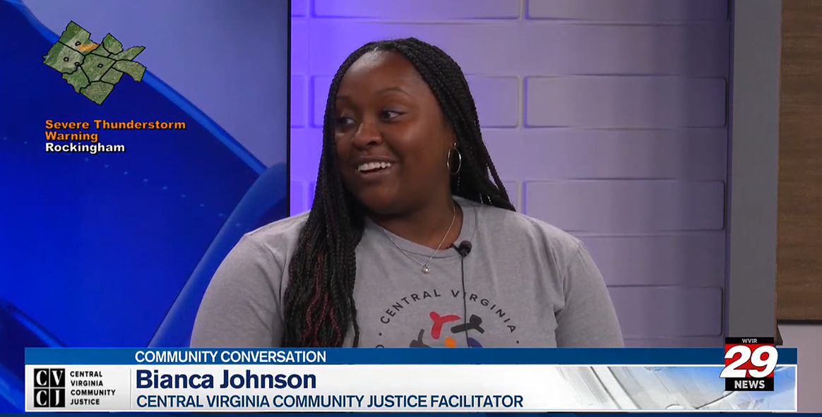 NBC29 Community Conversations with Central Virginia Community Justice